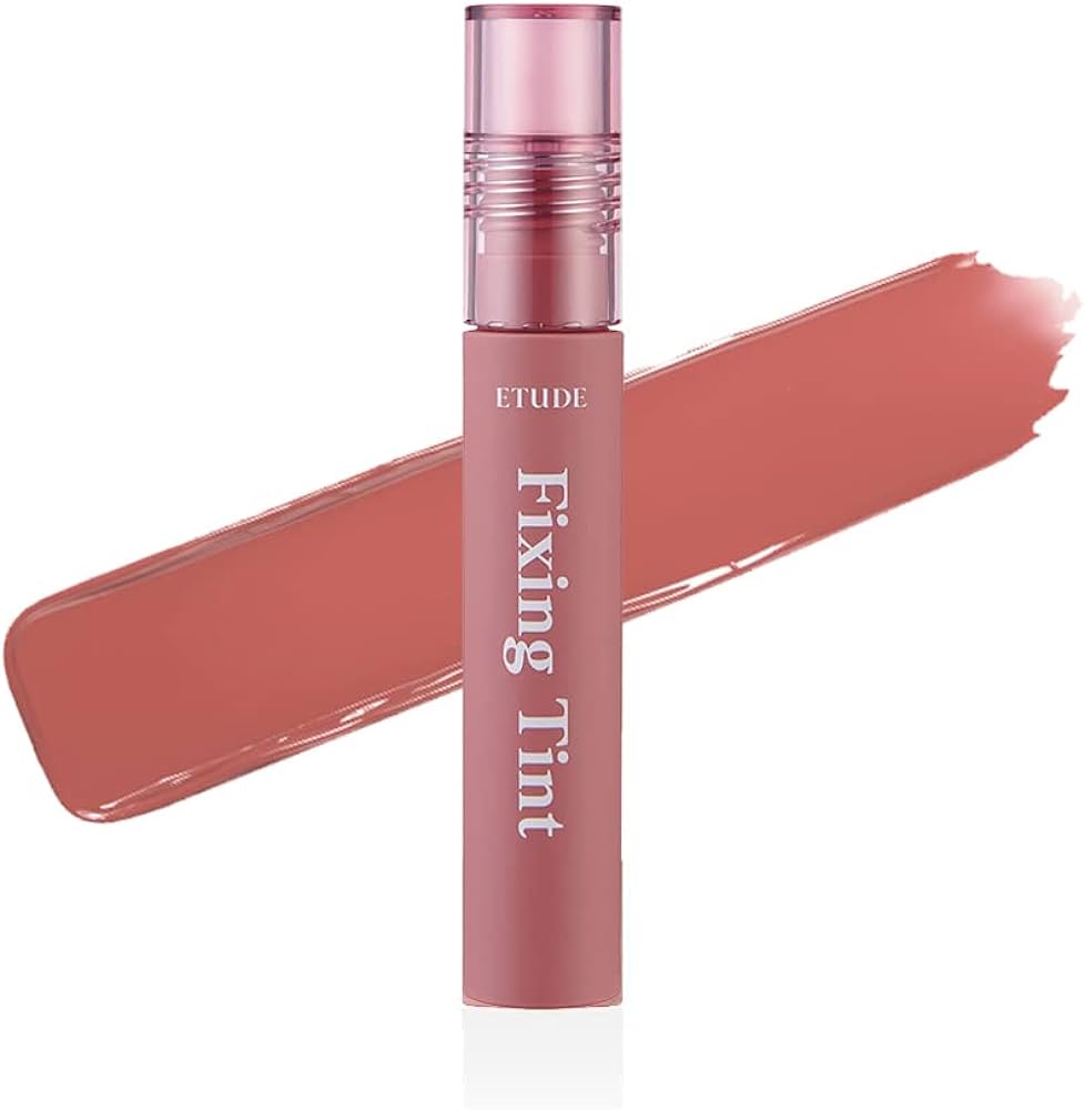 Etude Fixing Tint #02 Vintage Red | Long Lasting High Pigmented Liquid Lipstick